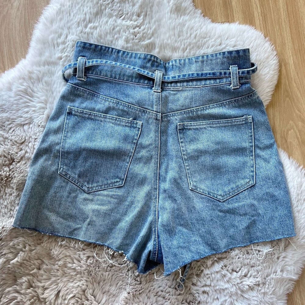 Paperbag denim shorts - Picture 2 of 3